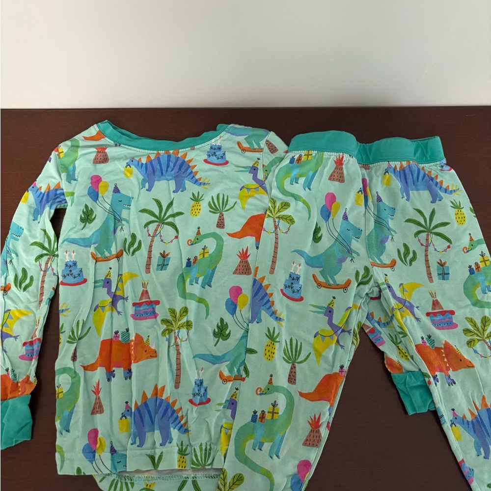 Little Sleepies Dinosaur Adventure Pajama Set - Multicolor